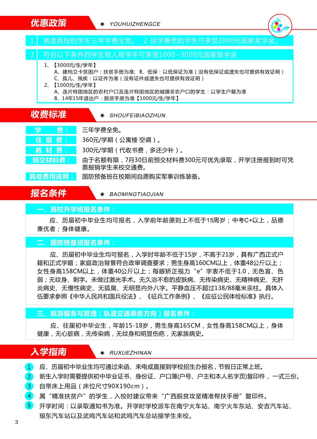 收费标准