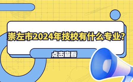 崇左市2024年技校有什么专业?